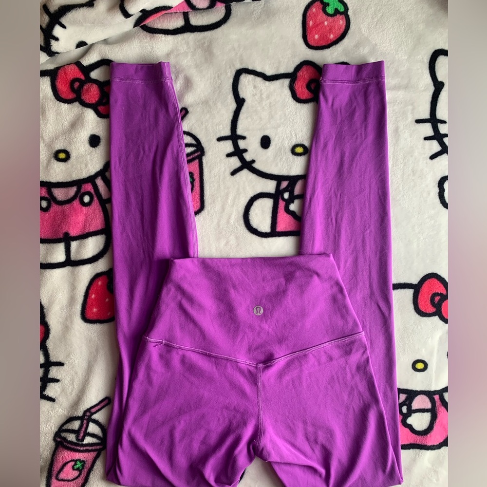 Lululemon bright purple align leggings